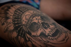 Skull tattoo